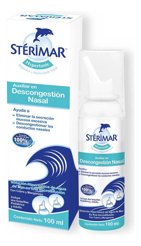 Lavador Nasal De 100ml Sterimar Sterimar Descongestion Nasal X Unidad
