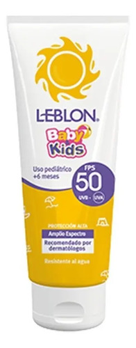 Bloqueador Solar Leblon Baby Kids Uso Pediatrico 90 Gr Fps50