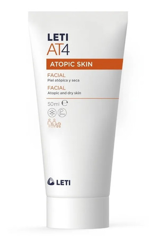 Leti At4 Crema Facial 50 Ml. Momento De Aplicación Día/noche Tipo De Piel Sensible