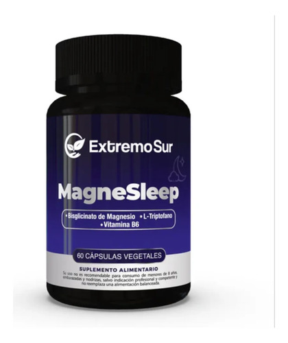 Magnesleep (bisglicinato De Magnesio + Triptófano + B6) Sabor Neutro