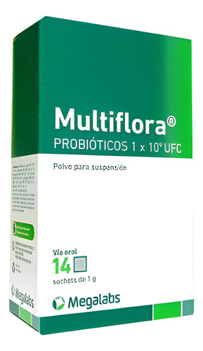 Multiflora Probióticos Multicepa En Sachet X 14 Unidades Sin Sabor