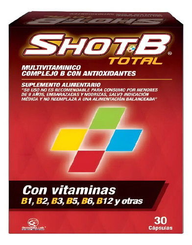 Multivitamínico Total 30 Cápsulas.