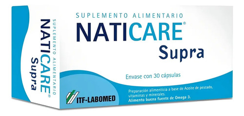 Naticare Supra 30 Cápsulas Blandas Sabor Original