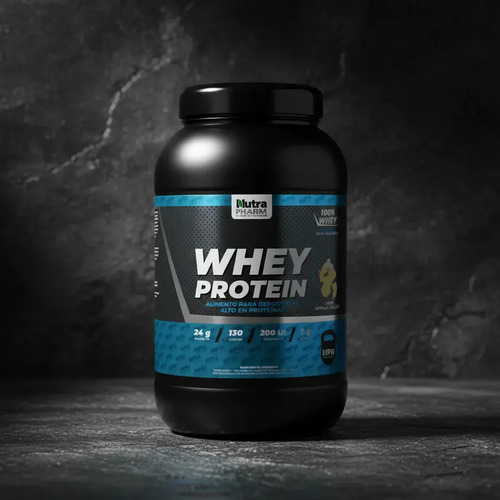 Nutrapharm Whey Protein 850 Grs 25 Porciones Sabores Vit D Sabor Vainilla