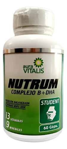 Nutrum Student Cápsulas X 60 Auravitalis Sin Sabor