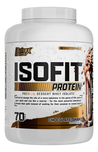 Proteina Isofit 5.1lb 70 Sv Chocolate Shake Nutrex Research