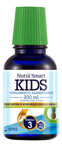 Omega 3 Niños 200 Ml, Nutra Smart Sabor Limón