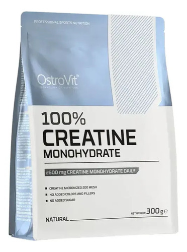 Creatine Monohydrate 300 Gramos Sin Sabor Ostrovit En Polvo