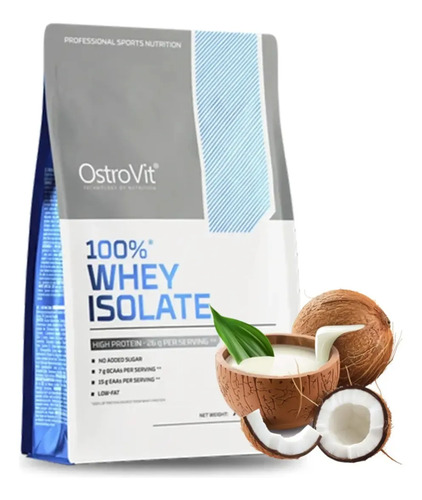 100% Whey Isolate 700 Gr Ostrovit Sabor Coconut Cream