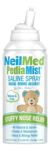Pediamist Neilmed Spray Solución Salina 75ml Color Verde