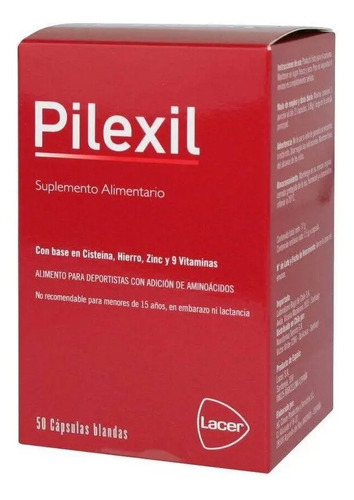 Pilexil 50 Cápsulas Blandas Sabor Original