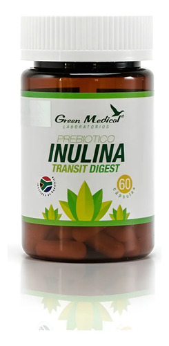 Prebiótico Inulina 60 Capsulas. Agronewen Sabor Sin Sabor