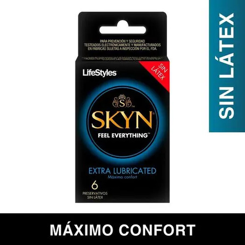 Preservativos Skyn Extra Lubricated X 6