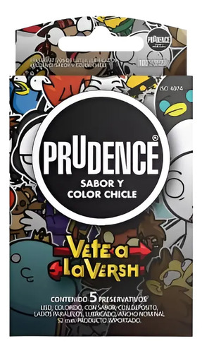 Preservativo Prudence Vete A La Versh, 5 Unidades