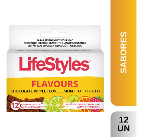 Preservativo Lifestyles Flavours X 12