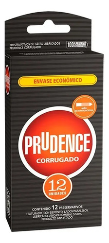 Preservativo Prudence Corrugado 12 Uni