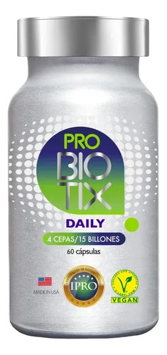 Probiotico Probiotix Daily (60 Cápsulas) Sin Sabor