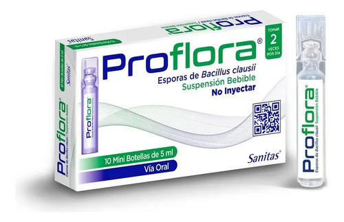 Proflora Suspensión Bebible 5 Ml. X 10 Minibotellas Sabor Sin Sabor