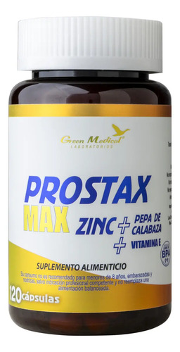 Prostax Plus Max + Pepa De Calabaza Cuidado Próstata Sin Sabor
