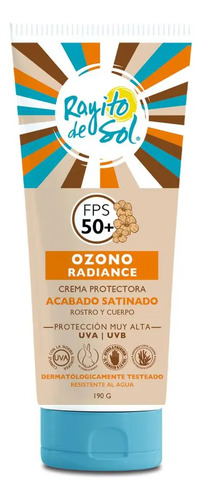 Crema Protectora Ozono Radiance Fps 50+ Iluminadora 190g