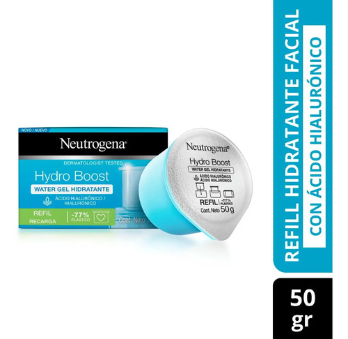 Refill Crema Facial Neutrogena® Hydro Boost 50 Gr Todo Tipo De Piel Día/noche