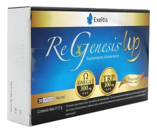 Exeltis Regenesis Up Multivitamínico 30 Cápsulas Libre Gluten