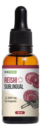 Reishi Sublingual 30 Ml Concentración 3:1 - Newpharma Sabor Sin Sabor