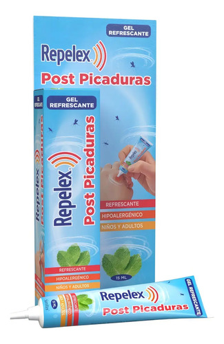 1x Gel Post Picadura Repelex Hipoalergénico Y Refrescante