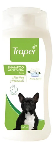Shampoo Aloe Vera Perro 260ml Traper Fragancia Blanco