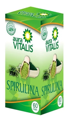 Spirulina 60 Cápsulas Aura Vitalis