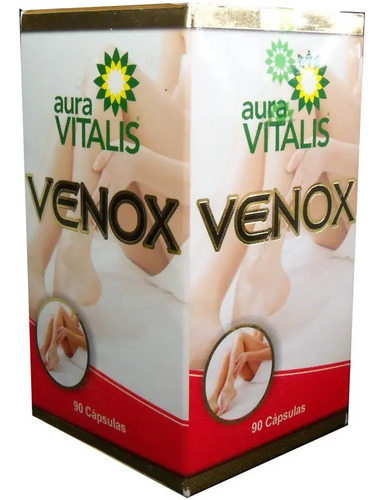 Suplemento Nutricional Venox 90 Cápsulas Aura Vitalis Vegano Sin Gluten Neutro