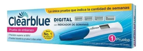 Test De Embarazo Digital Clearblue Con Indicador De Semanas