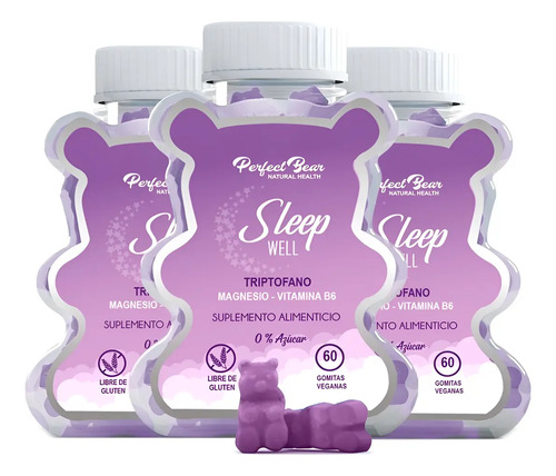 Sleep Well L-triptofano 180 Comp Berries - Perfectbear Berries