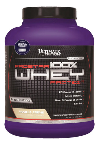 Prostar Whey Protein Vainilla Creme 5lb/2,3kg Vanilla Creme