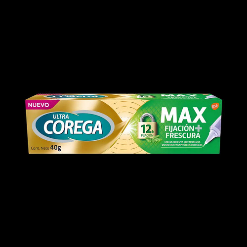 Ultra Corega Crema Max Fijación+frescura 40 Gr