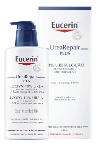 Eucerin Loción Hidratante Corporal Urea Repair Plus 400ml, Hidratación Intensiva, Urea, Piel Seca Y Muy Seca Neutra