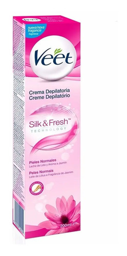 Veet Crema Depilatoria Silky Fresh Piel Normal 200ml + Espat
