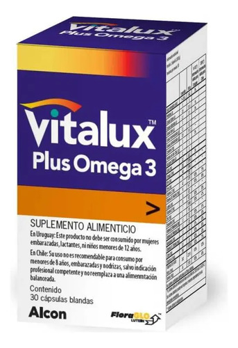 Vitalux Plus Omega 3 Cap X 30 Sabor Original