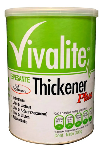 Vivalite Espesante Tarro 300 Grs. Plus. Sabor Neutro