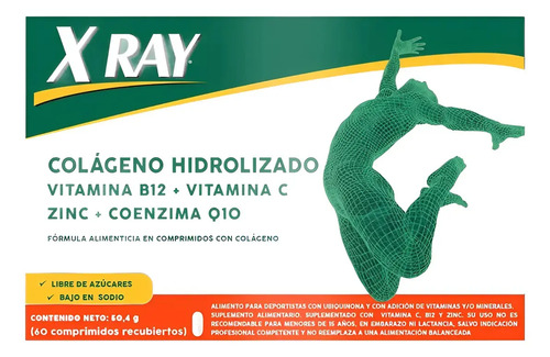 X-ray Colágeno Comp. 60 Un. Sabor Sin Sabor