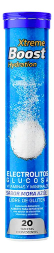 Xtreme Boost Hydration Mora Azul Electrolitos 20 Tabs