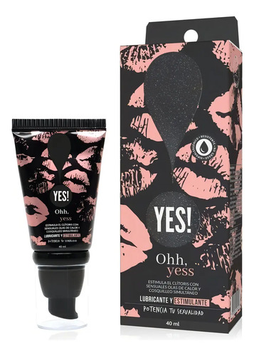 Yes Gel Lubricante 40 Ml. Ohh Yess Sin Sabor