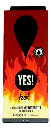 Yes Hot Lubricante Y Gel Íntimo 40ml Sin Sabor