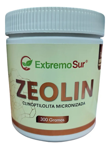 Zeolita Micronizada Clinoptilolita 300g Polvo Extremo Sur Propio