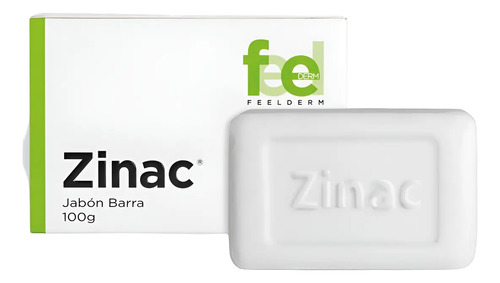 Zinac Jabon En Barra Para Pieles Grasa Con Tendencia Acnéica 100 Grs